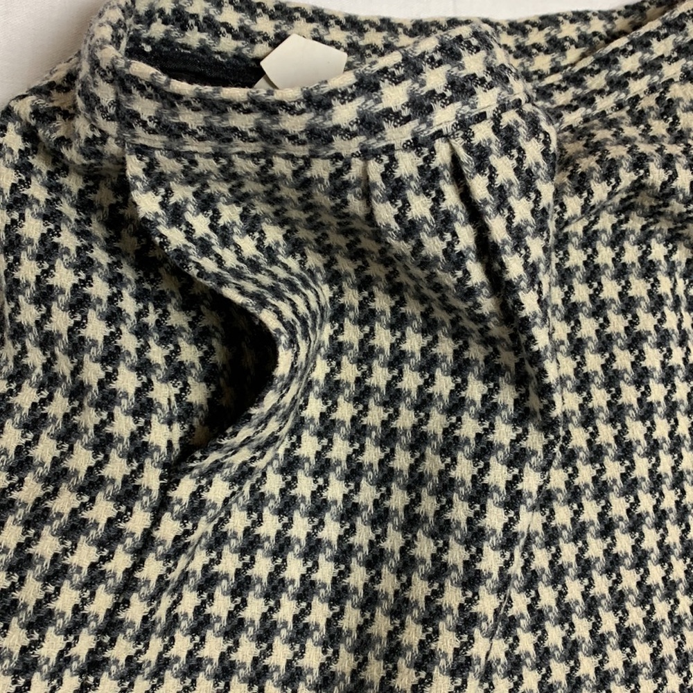 Pendleton 100%Virgin Wool Houndstooth Pencil 70s … - image 4
